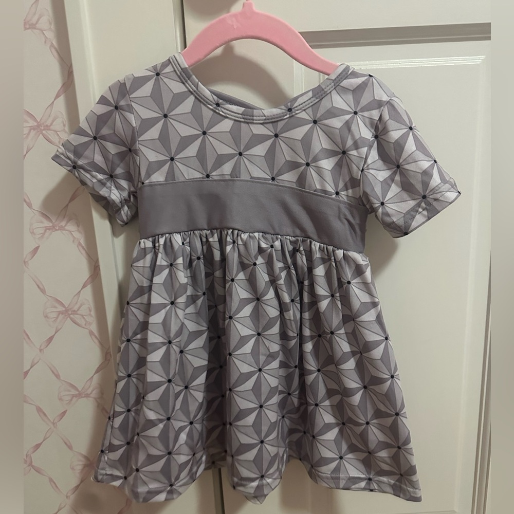 Epcot Spaceship Earth Toddler Dress 24m
